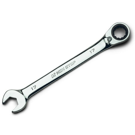 

Non Stop 17 mm Ultrafine 120-Tooth Reversible Ratcheting Combination Wrench