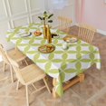 thumbnail image 3 of Green White Checkerboard Checkered Pattern Rectangle Tablecloth 60"x120",Waterproof Polyester Rectangle Table Cloth, Wipeable Spillproof Polyester Tablecloth for Dining, Camping, Indoor and Outdoor, 3 of 6