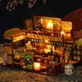 thumbnail image 3 of DIY Casa de de Japonés de Creativa con s ebles Miniatura Puzzles de Construcción para Niñas de Juguete con guardapolvo CUTICAT Casa de muñecas artesanales, 3 of 8