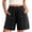 Black A, variant on High Waisted Shorts Women Summer Casual Workout Shorts Stretchy Running Shorts with Pockets Plus Size Clothes for Women