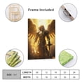 thumbnail image 2 of Christian Wall Art Archangel Michael Canvas Painting Print Bible Story Picture Poster Art Poster Canvas Painting Decor Wall Print Photo Gifts Home Modern Decorative Posters 16x24inch(40x60cm), 2 of 6