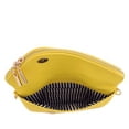 thumbnail image 5 of FashionPuzzle Envelope Wristlet Clutch Crossbody Bag with Chain Strap (Yellow), 5 of 8