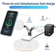 thumbnail image 3 of Cargador inalámbrico, estación de carga inalámbrica magnética 3 en 1 Compatible con Iphone 14/13/12 Pro Max/pro/mini, Apple Watch, Airpods, 3 of 5