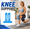 E002- Blue, variant on Kinesiology Knee Tape, Pre-Cut Beige, 10 Pack, for Knee Patellar Iliotibial Band Mobilization for Runners Marathon Basketball and Outdoor Sports Activities