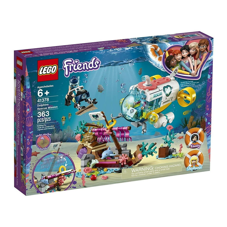 LEGO Friends Dolphins Rescue Mission 41378, Underwater Toy with
