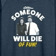 thumbnail image 3 of Parks and Recreation - Die Of Fun - Women's Lightweight French Terry Long Sleeve Shirt, 3 of 5