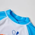 thumbnail image 4 of TAIAOJING Toddler Baby Boys Swimsuit Two Piece Swimwear Boys Crab Rash Guards+Hat Sets Bathing Suit 4-5 Years, 4 of 8