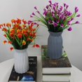 thumbnail image 4 of ZOELNIC Artificial Calla Lily, 8 Bundles Rose Red Faux Fake Plants Spring Plastic Flowers, Rose Red, 4 of 9