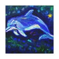 thumbnail image 2 of Dolphin Swimming Reflection - Canvas, 2 of 25