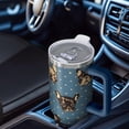 thumbnail image 6 of OBREWU French Bulldogs Blue Tumbler with Handle and Lid,French Bulldogs Blue 40oz Double Wall Vacuum Insulated Tumbler,Cups Gift for Women and Men, 6 of 7