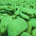 thumbnail image 1 of Ahgly Company Machine Washable Indoor Square Transitional Neon Green Area Rugs, 4' Square, 1 of 7