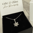 thumbnail image 6 of Cate & Chloe Sunny 18k White Gold Plated Pendant Necklace with Swarovski Crystals Gift for Women, 6 of 8