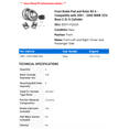 thumbnail image 2 of Front Brake Pad and Rotor Kit 6 - Compatible with 2001 - 2005 BMW 325i Base 2.5L 6-Cylinder - Autopart Premium, 2 of 2