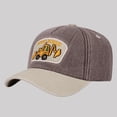 thumbnail image 5 of CYRBOKO Cotton, Running Cotton Breathable Adjustable Baseball Caps for Kids Coffee Size 2-6 T, 5 of 6