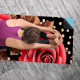 thumbnail image 5 of Rose Leopard Gym Towel with Storage Bag, 72.8"x26.8", Suitable for Yoga, Pilates, Fitness, etc. - Yoga Towel, Yoga Blanket, Yoga Blankets, 5 of 6