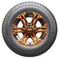 thumbnail image 2 of Golf Cart Wheels and Tires Combo - 12" RHOX RX334-Bo Orange and Black - Set of 4, 2 of 3