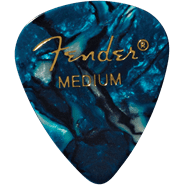 Fender 12 Pack 351 Shape Medium Guitar Picks - Ocean Turquoise