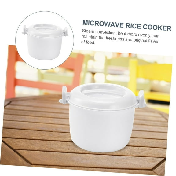 Microwave-Safe Plastic Rice Cooker