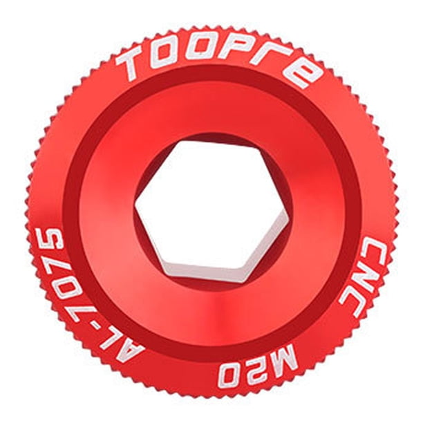 Cubierta de , Perno de bielas Perno de fijación de Tornillo central M20 Piezas Tuercas Aleación de Rojo DYNWAVEMX Perno del juego de bielas de bicicleta