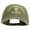 Khaki, variant on U.S. Army 163rd Armored Brigade Embroidered Washed Solid Pigment Dyed Cotton Twill Brass Buckle Cap - Khaki OSFM