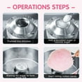 thumbnail image 2 of Datingday Cotton Candy Maker 1500 W Large Commercial Cotton Candy Machine Fashion Min Commercial Sugar Equipment Electric Candy Floss for Kids Birthday Family Party Charity Activities, 2 of 7