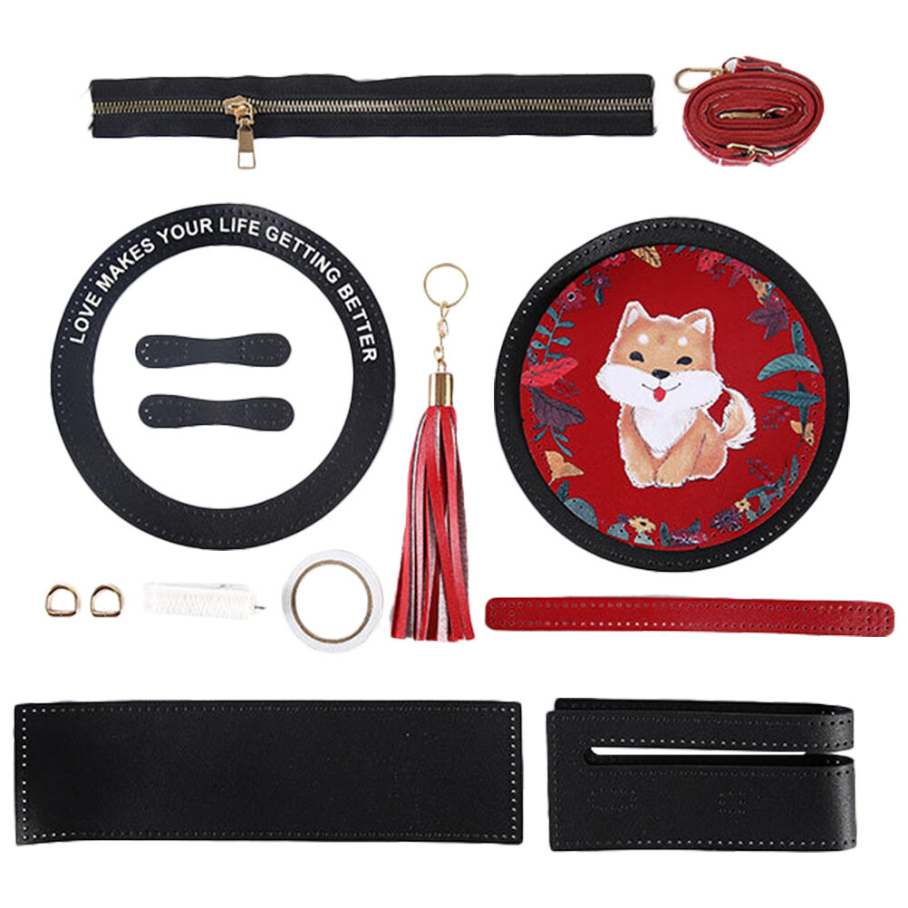 HOMEMAXS 1 Set Hand Made DIY Bag Making Material DIY Cross Body Bag