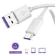 thumbnail image 3 of Injueey Cable de carga USB C de repuesto para tipo C, línea de datos móviles, línea alámbrica de carga rápida, accesorios de Cable USB Teléfono y Comunicación Blanco 1m, 3 of 6
