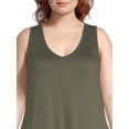 thumbnail image 2 of Terra & Sky Women's Plus Size Swing Tank Dress, 2 of 6