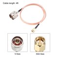 thumbnail image 2 of Uxcell Coax Extension Cable 50 Ohm 4 Feet SMA Male to N Male RG316 Jumper Cable, 2 of 5