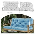 Patio Cushion, 10cm Thick Outdoor Swing Cushions 23 Seater, Waterproof