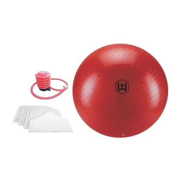 Kickball Little Kids Wicked Big Sports de gran tamaño, rojo