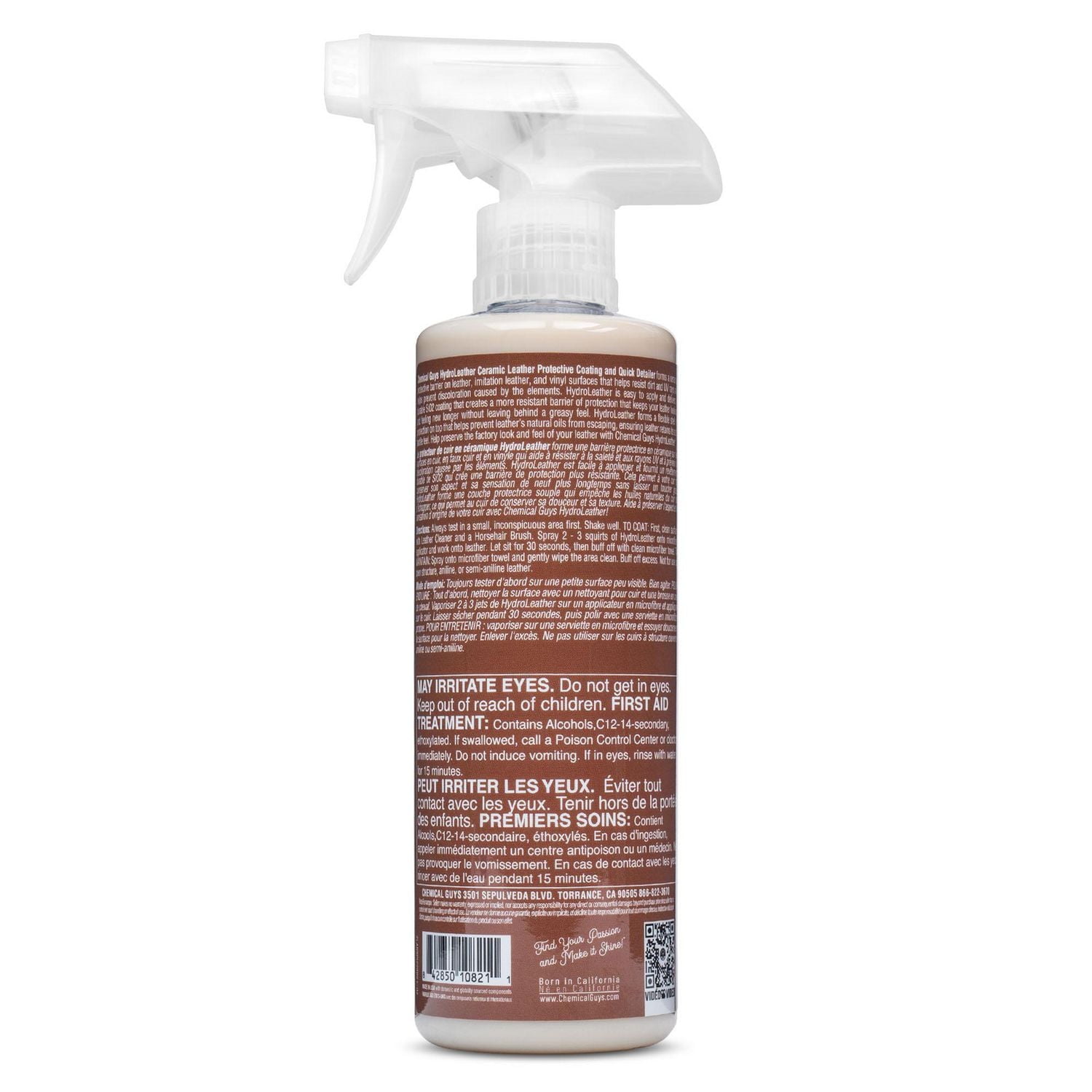 Chemical Guys HydroLeather Ceramic Leather Protective Coating, Leather Coating