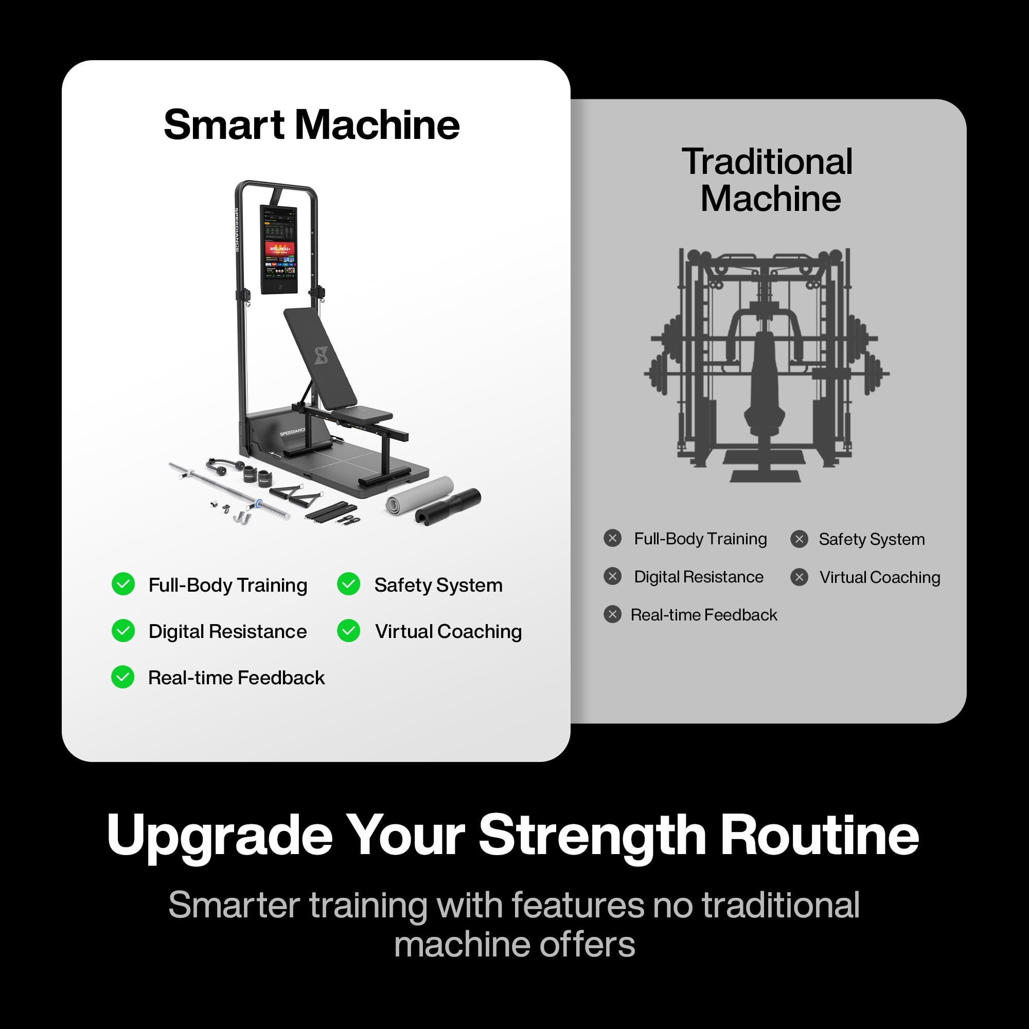 Speediance AI-Powered Smart Home Gym System, Multi-functional Smith Workout Machine & Full Body Strength Training Fitness Equipment, All-in-One Training Machine with Digital Weight Gym Monster 2