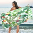 thumbnail image 7 of Coolnut Exotic Cactus Beach Towel - Lightweight Compact Oversized Travel Towels - Super Absorbent Quick Dry Towel for Swimming Camping Holiday（222） Wash cloth, 7 of 7