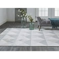 thumbnail image 3 of HomeRoots 5' X 8' Beige Gray And Ivory Geometric Stain Resistant Area Rug, 3 of 10