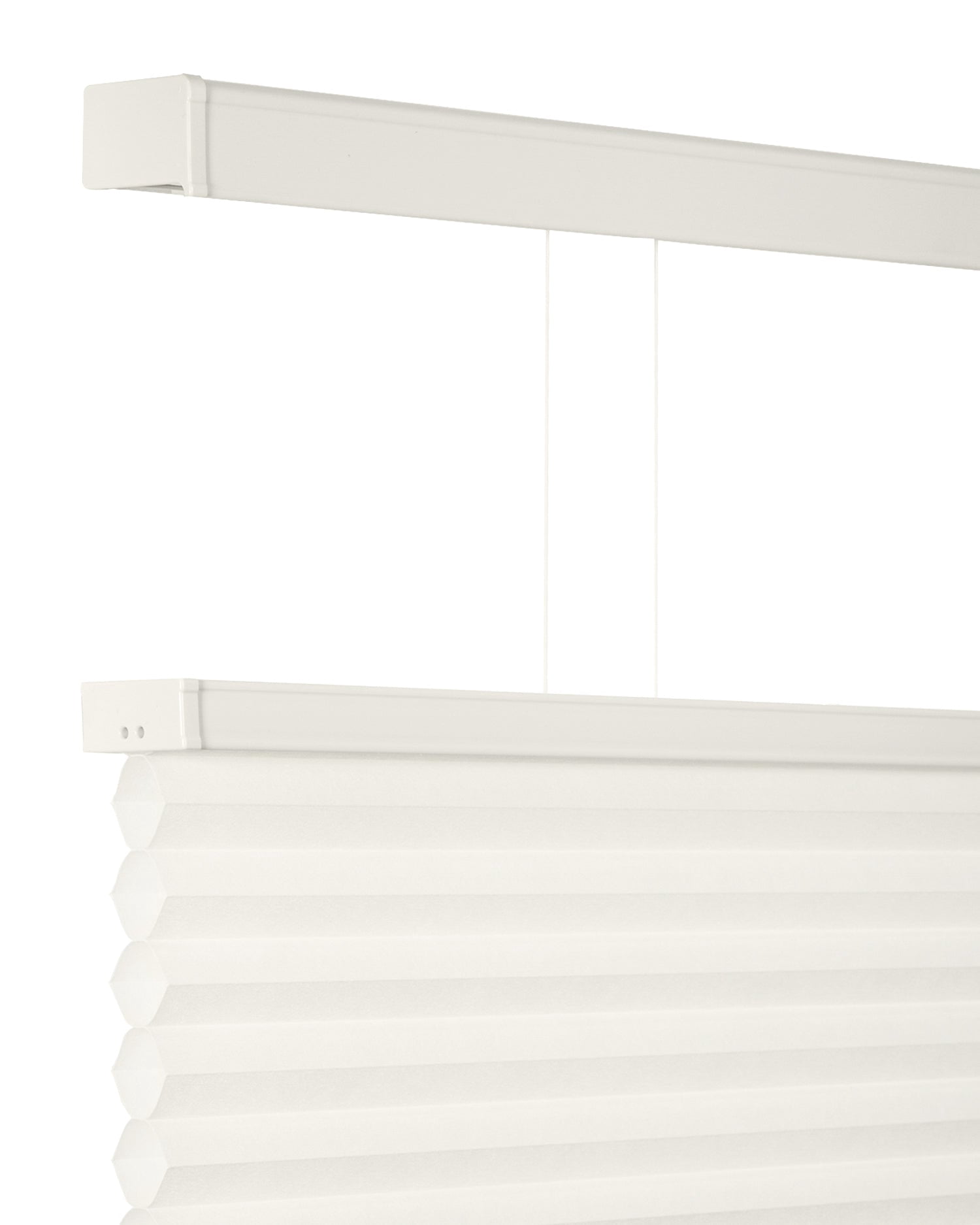 Chicology Cordless Top Down Bottom Up Light Filtering Cellular Shade Neutral White 52"W x 48"H