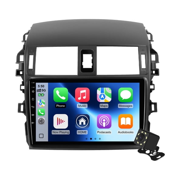 Android 14 Car radio for Toyota Corolla 2009-2013 Multimedia Stereo Wireless CarPlay Android Auto Autoradio Navigation GPS WIFI Mirror link Camera FM BT 2 64GB