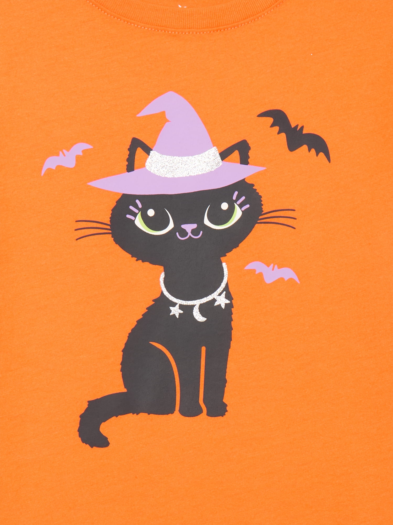 Halloween Girls' Graphic Tee with Short Sleeves from Way to Celebrate, Sizes 4-18
