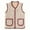 #0174-Red, variant on Pounoo Gift Boho Fashion Floral Print Vest Tops for Women Button V-Neck Waistcoat Sleeveless Cotton Vest Business Casual Outfits for Women