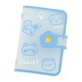 thumbnail image 1 of segolike PU Leather Card Holder Bag Binder Pockets Picture Album Slim Protector Card Case Blue, 1 of 7
