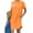 Orange, variant on Sentmoon Sun Dresses Short Sleeve Solid Color Breathable T Shirt Dress Summer 2026 with Pockets Dressy Regular Fit Crew Neck Dress for Women for Work and Weekend Orange XXXL