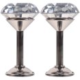 thumbnail image 1 of 2pcs cortina de la cortina del diamante Tiebacks ganchos de la borla de la pared de la puerta (plata), 1 of 6