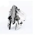 thumbnail image 3 of K-KED Warrior Scratch Scar Helmet Ring Stainless Steel Spartan Mask Men's Biker Ring-12, 3 of 6