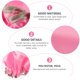 thumbnail image 3 of Raindrops Gorro De Para Mujer Rosa Ideal Para Ducha Y Cuidado Del Natural, 3 of 6