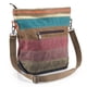 thumbnail image 2 of SNUG STAR Bolso de lona multicolor a rayas enrejado cruzado cuerpo bolso de hombro bolso de mano para mujer, 2 of 5