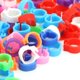 thumbnail image 4 of 200PCS 8mm Pigeons Foot Ring Colorful Pigeons Leg Band Identification Rings No Words, 4 of 5
