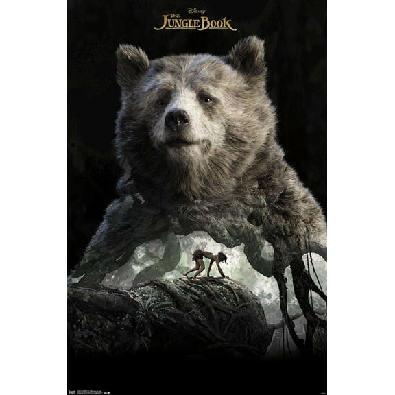 Disney The Jungle Book - Baloo Wall Poster, 14.725" x 22.375"