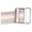 Rainbow Pastel, variant on Cotton Gait Belt with Metal Buckle, White, 54 inch
