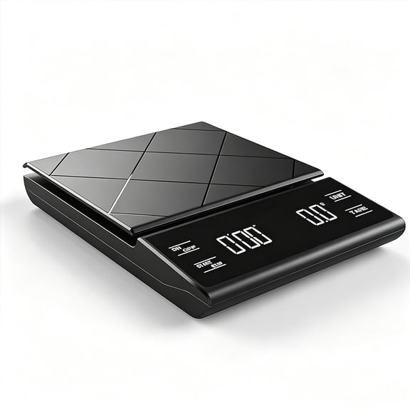 Digital Coffee Scale with Timer, 3kg/0.1g Accurate Scale for Pour Over, Drip and Espresso Coffee Brewing