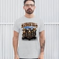 thumbnail image 3 of Tee Hunt Who Let The Hawgs Out T-Shirt Biker Motorcycle Gang Live to Ride Men's Tee, Ash Gray, Small, 3 of 5